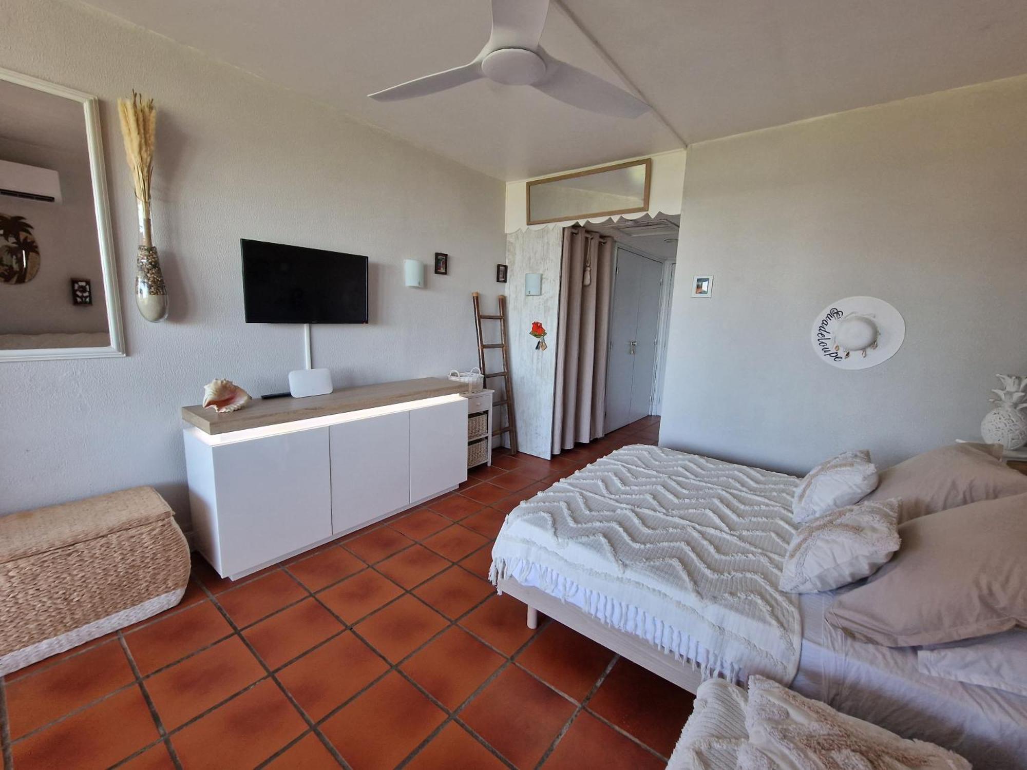 L'Oiseau Du Paradis Vue Mer Studio A Saint Francois A 100 M De La Plage エクステリア 写真