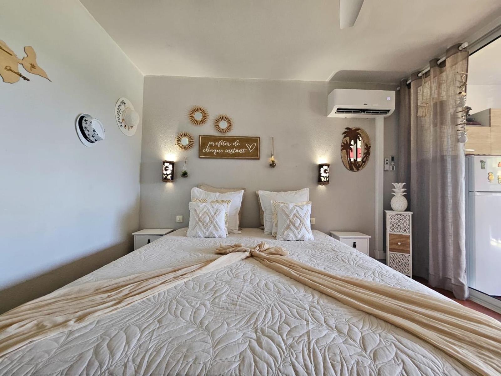 L'Oiseau Du Paradis Vue Mer Studio A Saint Francois A 100 M De La Plage エクステリア 写真